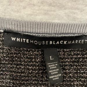 Black and white tunic -White House Black Market - great condition!